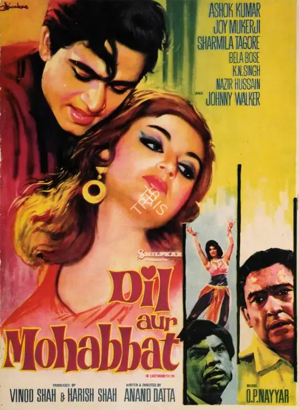 Harish Shah (Producer), Dil Aur Mohabbat, 1968, Song-Synopsis Booklet