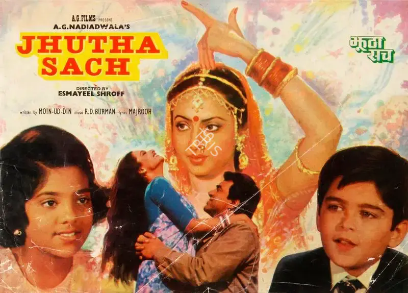 A.G. Nadiadwala (Producer), Jhutha Sach, 1984, Song-Synopsis Booklet