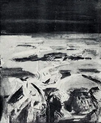 S.H. Raza (Artist), La Mer, Painting