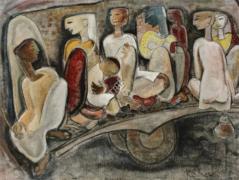 K.S. Kulkarni (Artist), Untitled, Painting