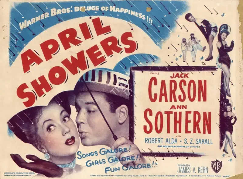 James V. Kern (Director), April Showers, 1948, Handbill