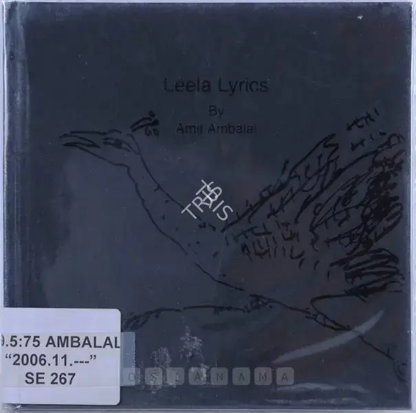 Amit Ambalal (Artist), Leela Lyrics, 2006, Solo Exhibition Catalogue