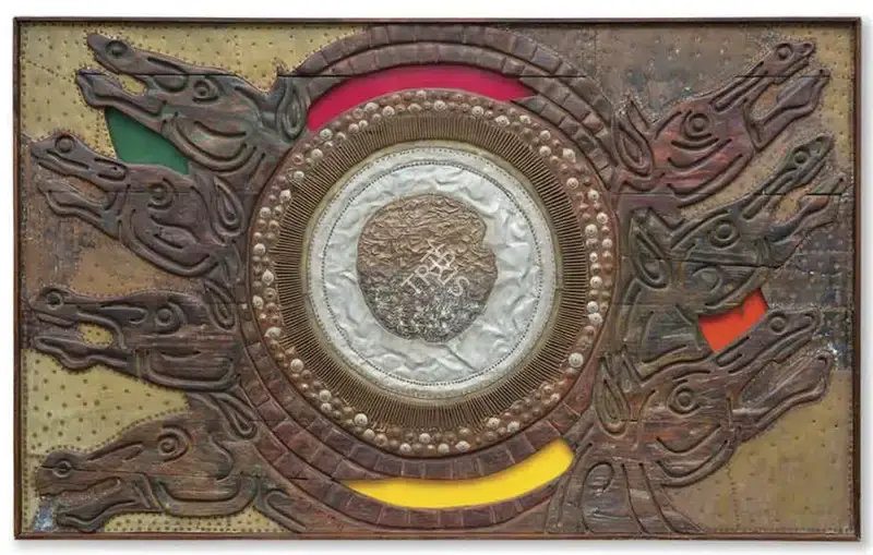 Sagara, Piraji (Artist). Untitled, 1973 | Painting, AG.Mum/17.12.25, 2025 · Asta Guru