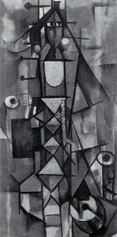 Sunil Madhav Sen (Artist), Untitled (Double-Sided Composition), Painting