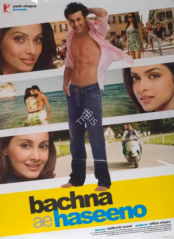Aditya Chopra (Producer), Bachna Ae Haseeno, 2008, Full Sheet Poster
