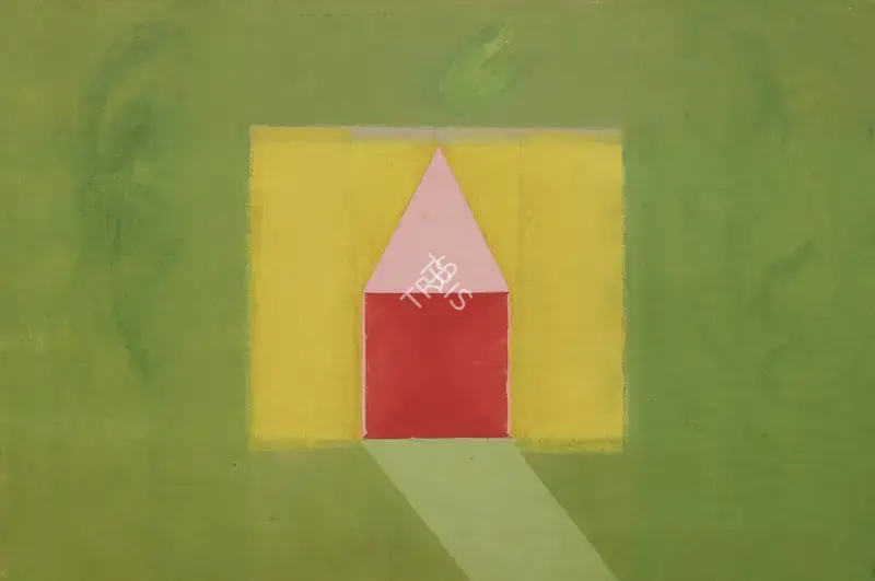 J. Swaminathan (Artist), Colour Geometry of Space, 1966, Painting