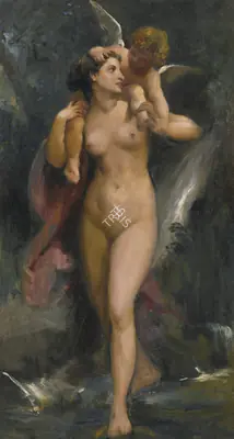 A.X. Trindade (Artist), La Source, 1925, Painting