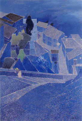 Bendre, N.S. (Artist). Delight In Perspective, n.d. | Painting, So.Bom/26.03.89
