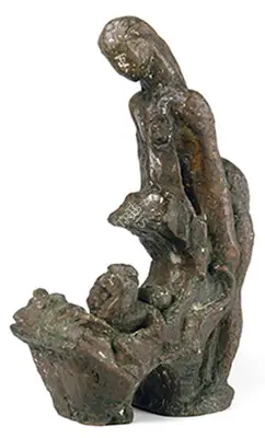 Baij, Ramkinkar (Artist). The Perambulator, n.d. | Sculpture, Pu.Mum/09.04.15, 2015 · Pundole