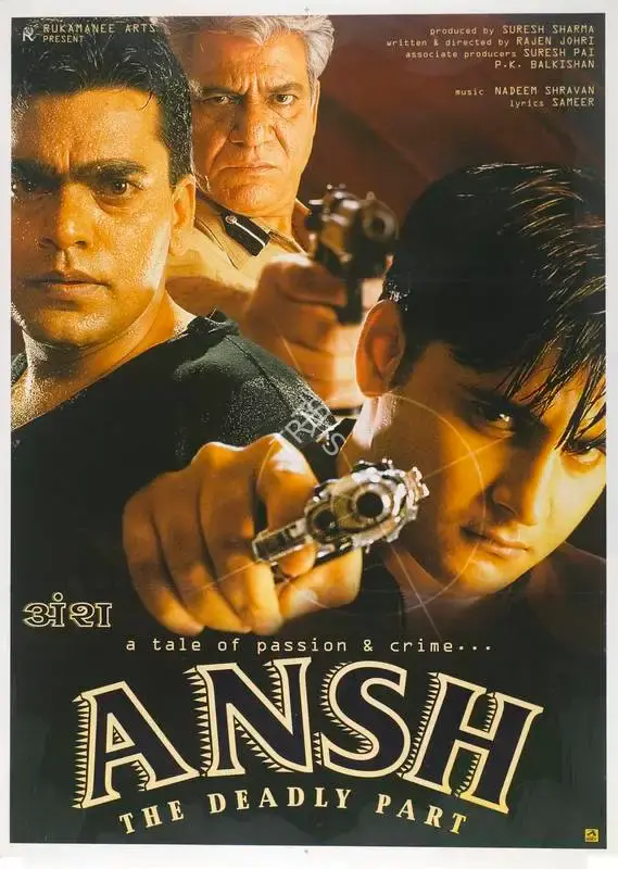 Suresh Sharma (Producer), Ansh, 2002, Full Sheet Poster