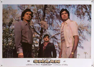 S.M. Anwar (Cinematographer), Shaan, 1980, Lobby Card