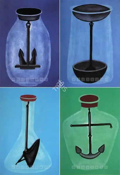 Manisha Parekh (Artist), Anchor, 2002, Painting