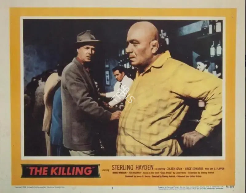 Stanley Kubrick (Director), The Killing, 1956, Lobby Card
