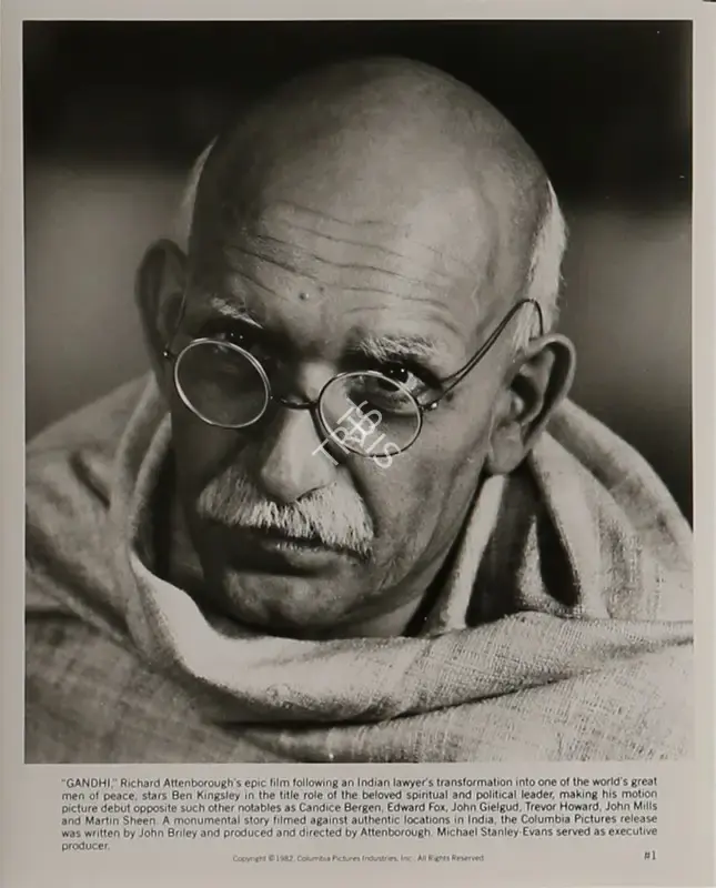 Ronnie Taylor (Cinematographer), Gandhi, 1982, Lobby Card