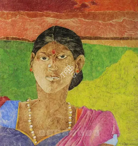 K. Laxma Goud (Artist), Untitled, 1981, Painting