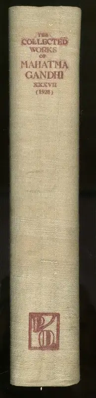 Mahatma Gandhi (Author), The Collected works of Mahatma Gandhi, 1970, Edited Book