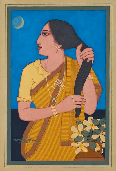 Lalu Prasad Shaw (Artist), Untitled, 2007, Painting