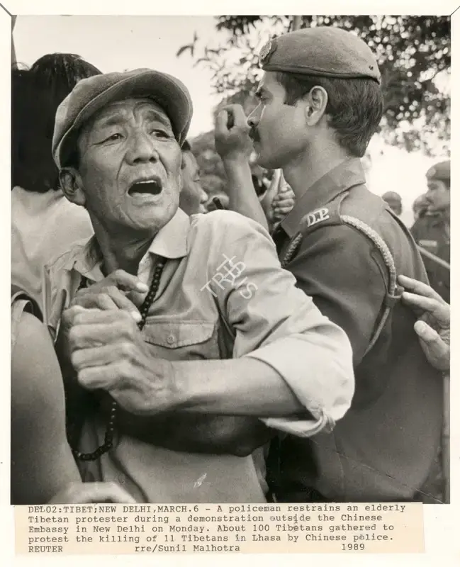 Sunil Malhotra (Photographer), Del02: Tibet; New Delhi, March.6, 1989, Contemporary Photograph