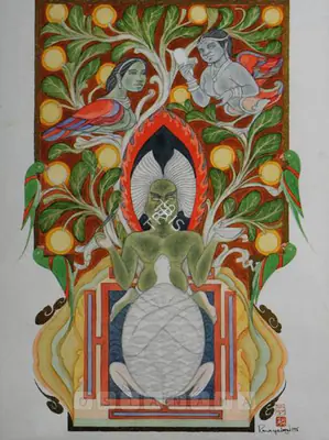 Ramachandran, A. (Artist). Untitled, 1995 | Painting, Bon.Lon/25.10.07, 2007 · Bonhams