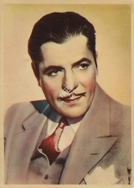 Nestle (Sponsor), Nestle (Sponsor), Stars of the Silver Screen: Warner Baxter | Trading Card, 1930s, Trading Card