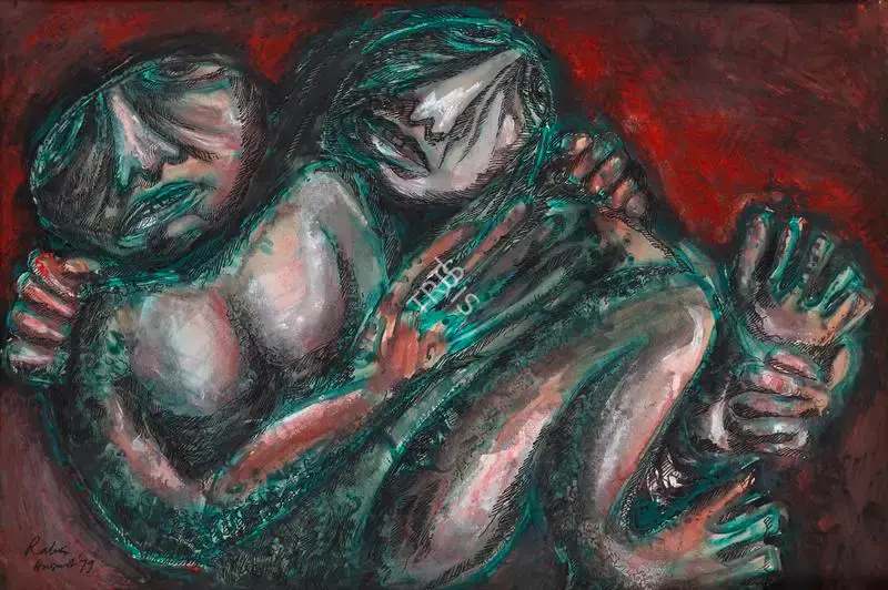 Rabin Mondal (Artist), Untitled, 1979, Painting