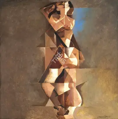 Jamil Naqsh (Artist), Let Their be Light, 2008, Painting