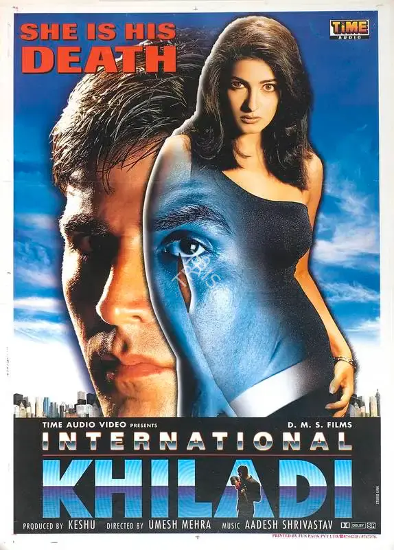 Keshu Ramsay (Producer), International Khiladi, 1999, Full Sheet Poster