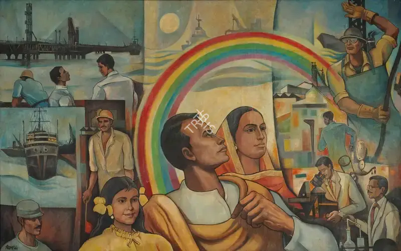 Bijon Choudhury (Artist), Untitled, 1999, Painting