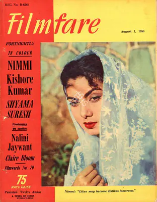 C.R. Mandy (Editor), Filmfare, 1958, Magazine