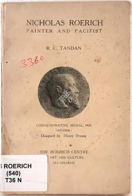 R.C. Tandan (Author), Nicholas Roerich, 1934, Authored Book