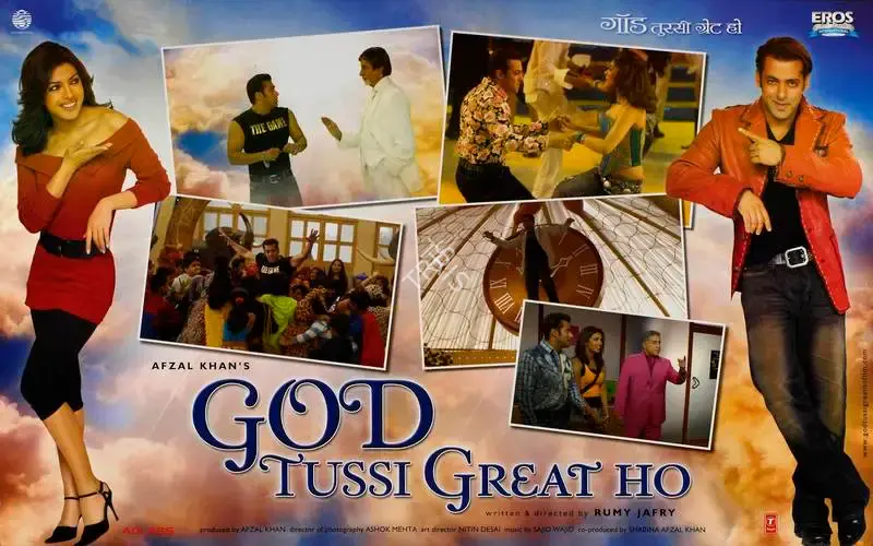 Afzal Khan (Producer), God Tussi Great Ho, 2008, Lobby Card