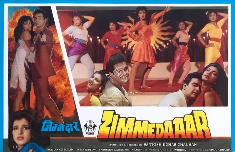 Santosh Kumar Chauhan (Producer), Zimmedaaar, 1990, Lobby Card