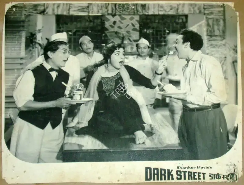 Raj Kumar Kohli (Producer), Dark Street, 1961, Lobby Card