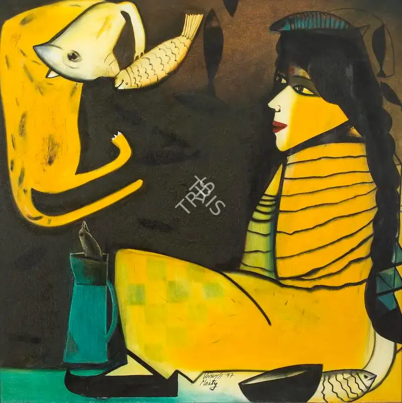 Paresh Maity (Artist), Untitled, 1997, Painting