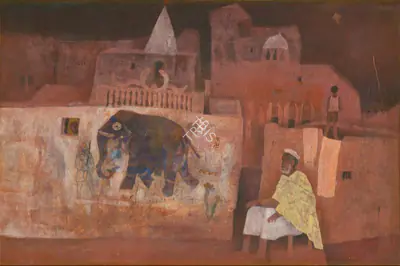 Arup Das (Artist), Untitled, Painting