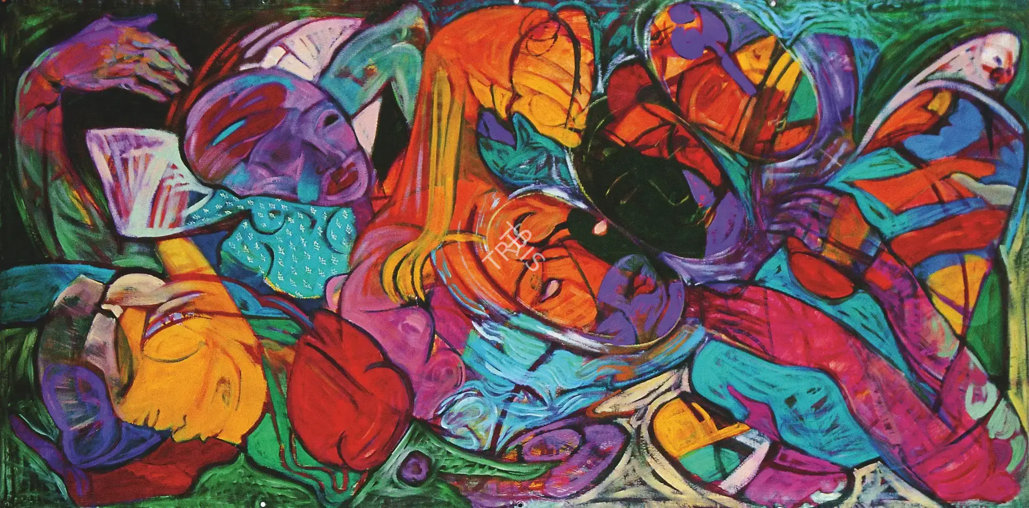 Thozhur, Vasudha (Artist). Untitled, 1990 | Painting, Os.Mum/21.06.12, 2012 · Osian's