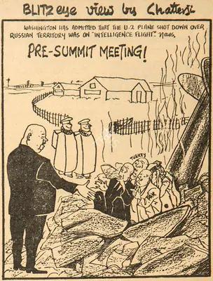 Basu Chatterjee (Cartoonist), Pre-Summit Meeting !, 1960, Cartoons