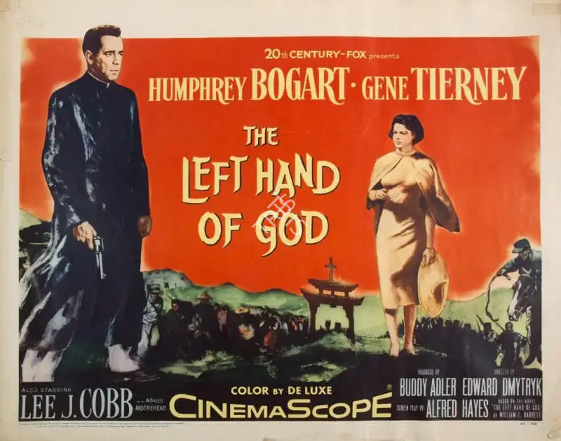 Buddy Adler (Producer), The Left Hand of God, 1955, Poster