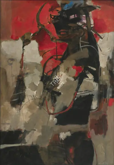 Chittrovanu Mazumdar (Artist), Untitled (Kali), 1995, Painting