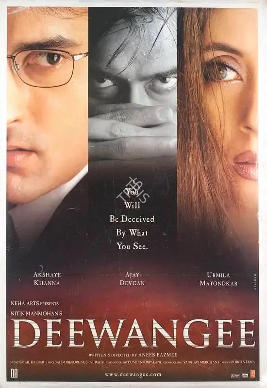 Nitin Mahmohan (Producer), Deewangee, 2002, Full Sheet Poster