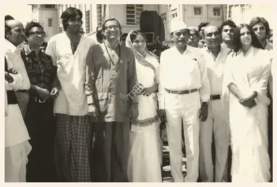 Gulshan Rai (Producer), Deewaar, 1975, Working Still