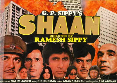 Sippy, G.P. (Producer), Shaan, 1980 | Song-Synopsis Booklet | CinemaEducation | 00780116