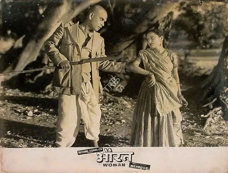Faredoon A. Irani (Cinematographer), Aurat, 1940, Lobby Card