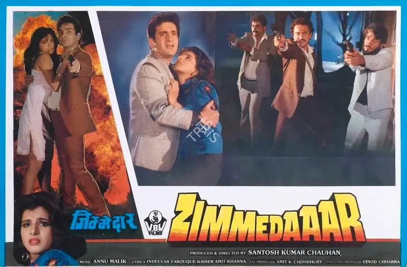Santosh Kumar Chauhan (Producer), Zimmedaaar, 1990, Lobby Card