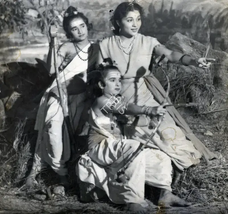 Babubhai Shukla (Producer), Lav Kush, 1951, Photographic Still