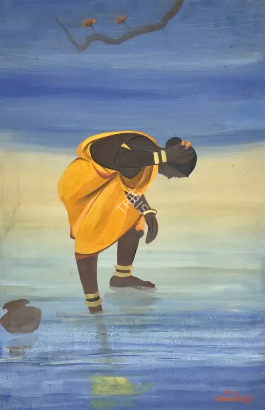 Roy, Jamini (Artist). Untitled (Santhal Girl), n.d. | Painting, Ch.NeY/25.03.26, 2026 · Christie's