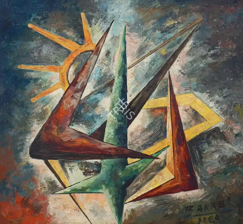 Bakre, S.K. (Artist). Untitled, 1960 | Painting, AG.Onl/24.04.25, 2025 · Asta Guru