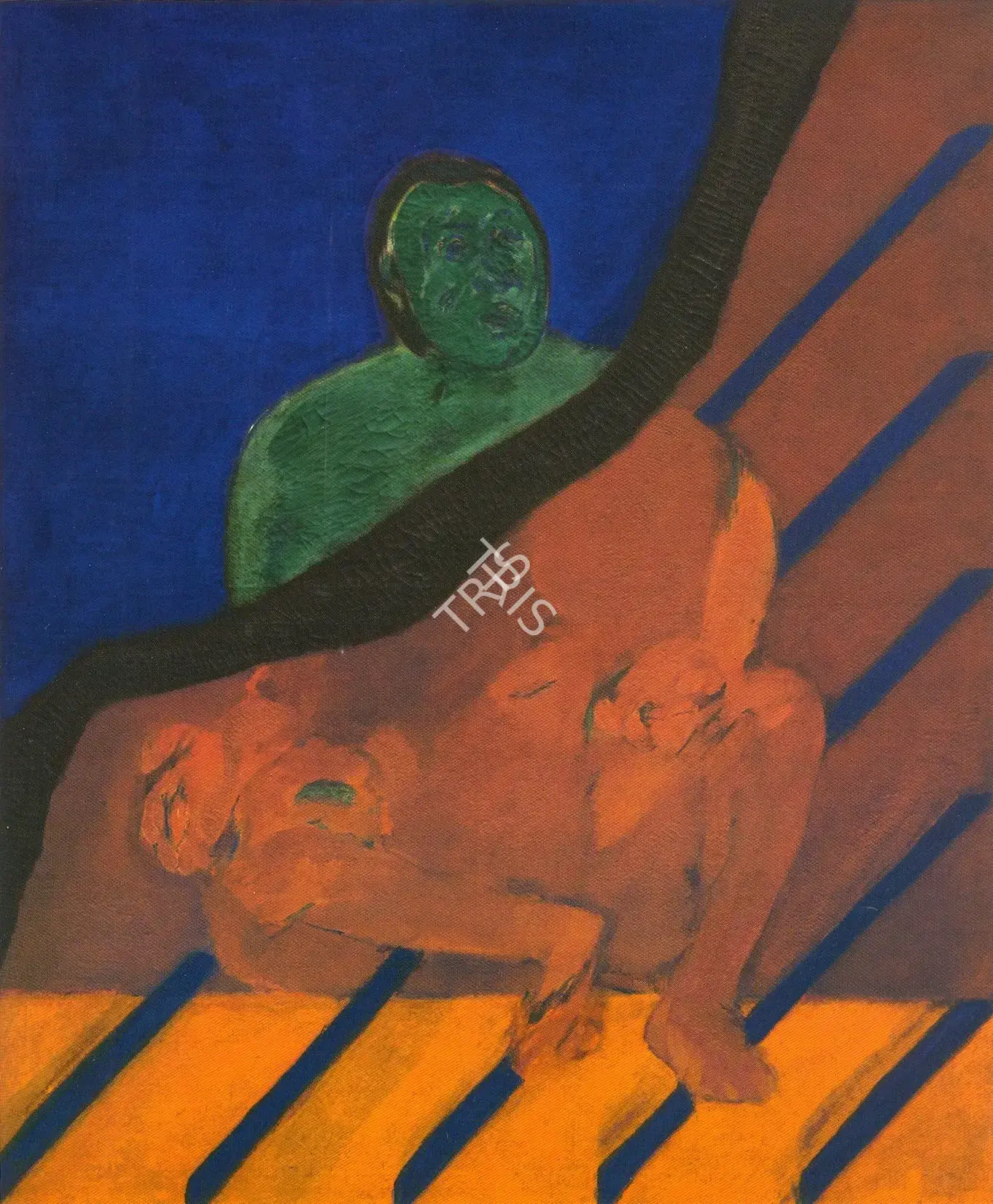 Tyeb Mehta (Artist), Untitled (Diagonal Series), 1969, Painting