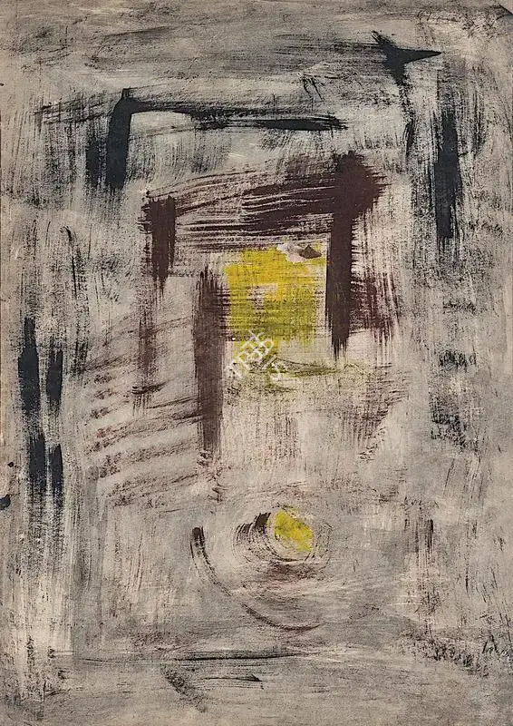 Nasreen Mohamedi (Artist), Untitled, 1962, Painting
