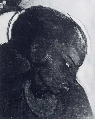 Amrita Sher-Gil (Artist), Detail of Fruit Vendors, 1937, Painting